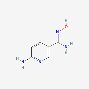 Chemical structure of 5-(2-Aminopyridyl)amide oxime