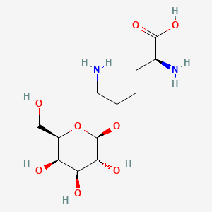 Chemical structure of Galactosylhydroxylysine
