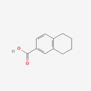 Chemical structure of 5,6,7,8-tetrahydro-2-Naphthoic Acid
