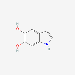 Chemical structure of 5,6-Dihydroxyindole
