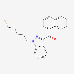 Chemical structure of 5-bromo THJ 018