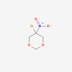 Chemical structure of 5-bromo-5-nitro-1,3-Dioxane