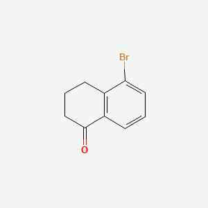 Chemical structure of 5-Bromotetralone