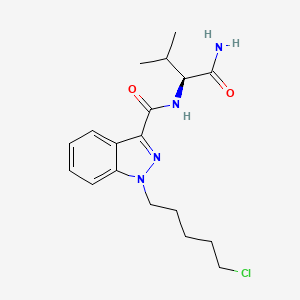 Chemical structure of 5-chloro AB-PINACA