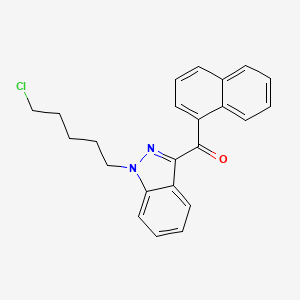 Chemical structure of 5-chloro THJ 018