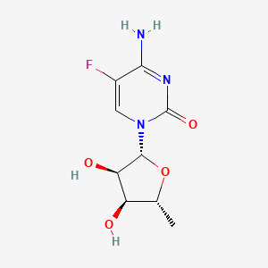 Chemical structure of 5'-deoxy-5-Fluorocytidine
