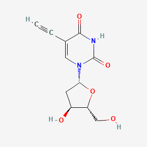 Chemical structure of 5-Ethynyl-2'-deoxyuridine