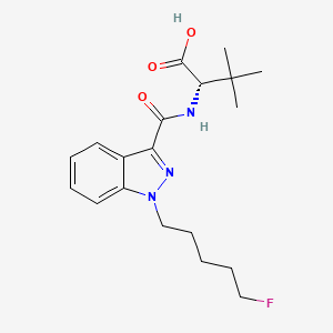 Chemical structure of 5-fluoro ADB metabolite 7