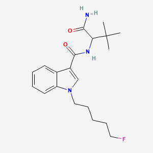 Chemical structure of 5-fluoro ADBICA