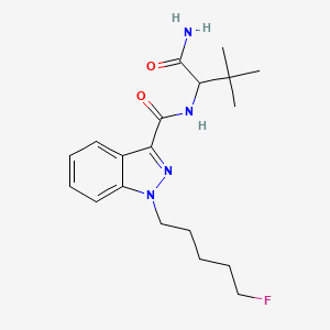 Chemical structure of 5-fluoro ADB-PINACA