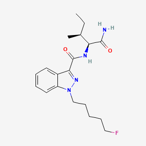 Chemical structure of 5-fluoro ADB-PINACA isomer 2