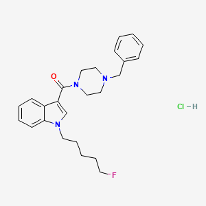 Chemical structure of 5-fluoro BEPIRAPIM (hydrochloride)