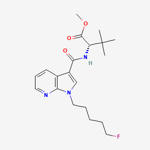 Chemical structure of 5-fluoro MDMB-7-PAICA