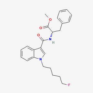 Chemical structure of 5-fluoro MPP-PICA