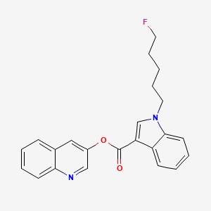 Chemical structure of 5-fluoro PB-22 3-hydroxyquinoline isomer