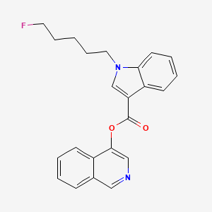 Chemical structure of 5-fluoro PB-22 4-hydroxyisoquinoline isomer