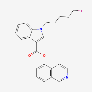 Chemical structure of 5-fluoro PB-22 5-hydroxyisoquinoline isomer