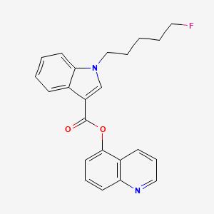 Chemical structure of 5-fluoro PB-22 5-hydroxyquinoline isomer