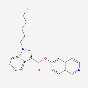 Chemical structure of 5-fluoro PB-22 6-hydroxyisoquinoline isomer