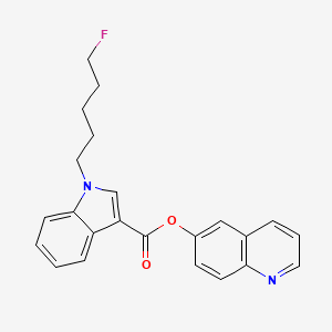 Chemical structure of 5-fluoro PB-22 6-hydroxyquinoline isomer