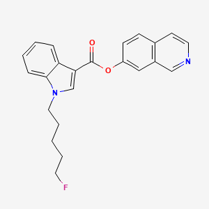 Chemical structure of 5-fluoro PB-22 7-hydroxyisoquinoline isomer