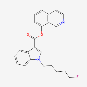 Chemical structure of 5-fluoro PB-22 8-hydroxyisoquinoline isomer