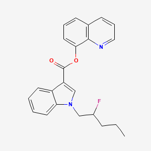 Chemical structure of 5-fluoro PB-22 N-(2-fluoropentyl) isomer