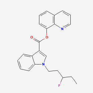Chemical structure of 5-fluoro PB-22 N-(3-fluoropentyl) isomer
