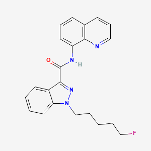 Chemical structure of 5-fluoro THJ