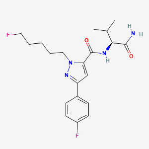 Chemical structure of 5F-3,5-Ab-pfuppyca