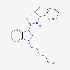 Chemical structure of 5-fluoro-tert-Butylbenzyl-PINACA