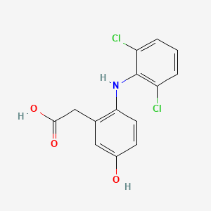 Chemical structure of 5-Hydroxydiclofenac