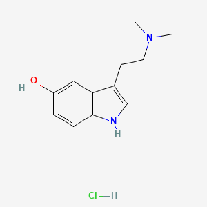 Chemical structure of Bufotenine hydrochloride
