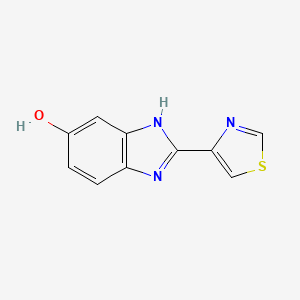 Chemical structure of 5-Hydroxythiabendazole