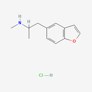 Chemical structure of 5-MAPB (hydrochloride)