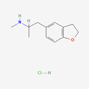 Chemical structure of 5-MAPDB (hydrochloride)