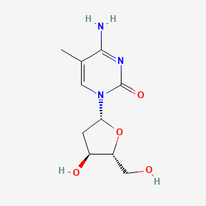 Chemical structure of 5-Methyl-2'-deoxycytidine