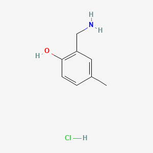 Chemical structure of 5-methyl-2-HOBA (hydrochloride)