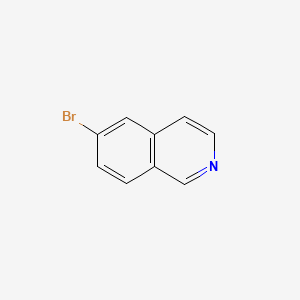 Chemical structure of 6-Bromoisoquinoline