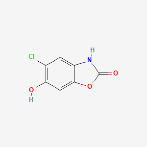Chemical structure of 6-Hydroxychlorzoxazone