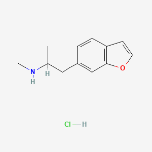 Chemical structure of 6-MAPB (hydrochloride)