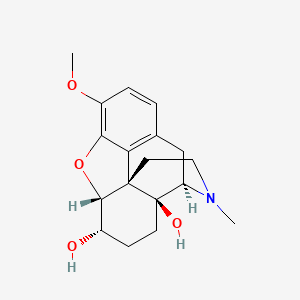 Chemical structure of 6α-Oxycodol