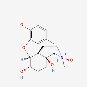 Chemical structure of 6α-Oxycodol N-oxide
