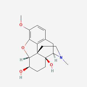 Chemical structure of 6β-Oxycodol