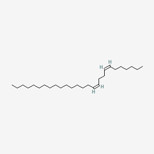Chemical structure of 7Z,11Z-Heptacosadiene