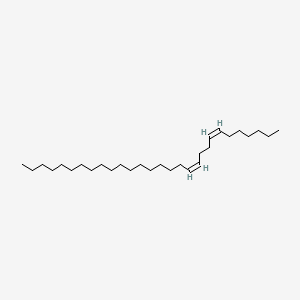 Chemical structure of 7(Z),11(Z)-Nonacosadiene
