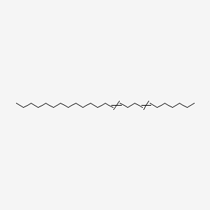 Chemical structure of Pentacosa-7,11-diene