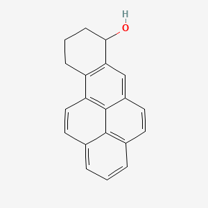 Chemical structure of 7,8,9,10-Tetrahydrobenzo[a]pyren-7-ol