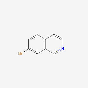 Chemical structure of 7-Bromoisoquinoline