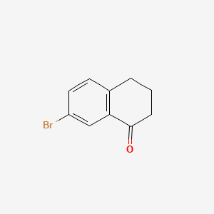 Chemical structure of 7-Bromotetralone